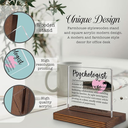 Psychologist Gifts, Appreciation Desk Sign - Image 3