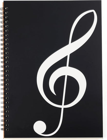MoHern Blank Sheet Music Notebook, 160 Pages Composition Staff Paper Notebook by MoHern