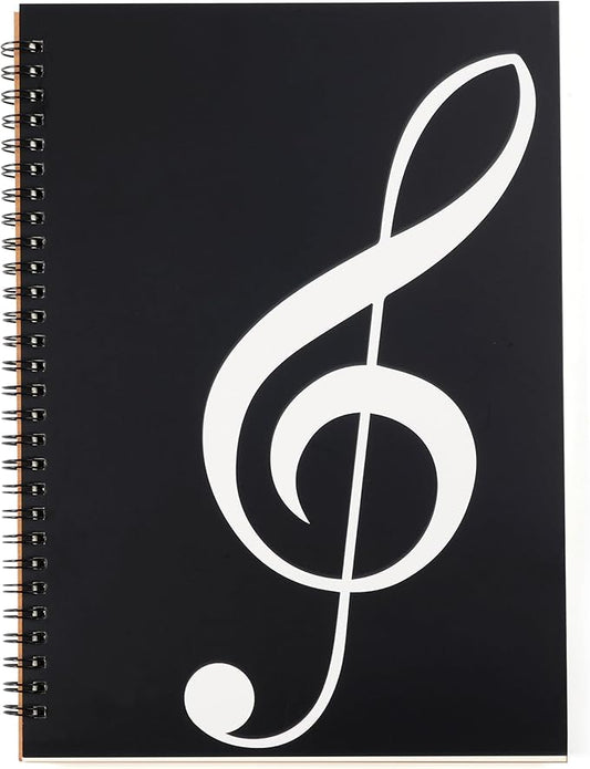 MoHern Blank Sheet Music Notebook, 160 Pages Composition Staff Paper Notebook by MoHern