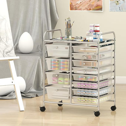 Giantex 12 Drawer Rolling Cart - Image 2