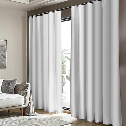 cbsroro Room Divider Blackout Curtain Track Curtains Wall Dividers Panels Screen - Image 3