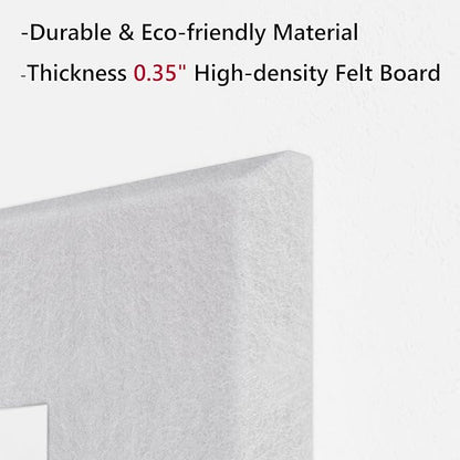 Neatsure Large Cork Board for Wall, 6 Panels Felt Tiles Tack Push Pin Board for - Image 4