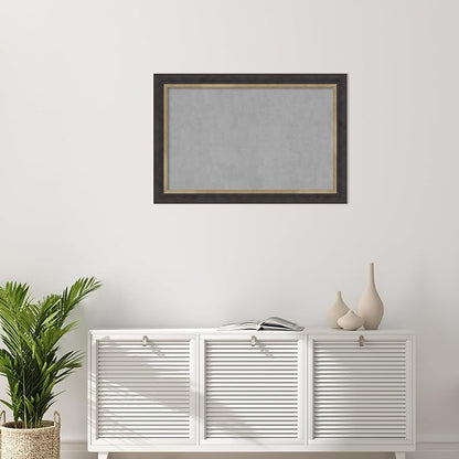 Amanti Art Black Framed Magnetic Board 25x37 Large Vision Board - Image 5