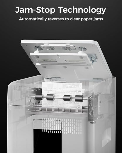 110-Sheet Micro-Cut Paper Shredder Auto Feed Shredders P-4 High Security - Image 6