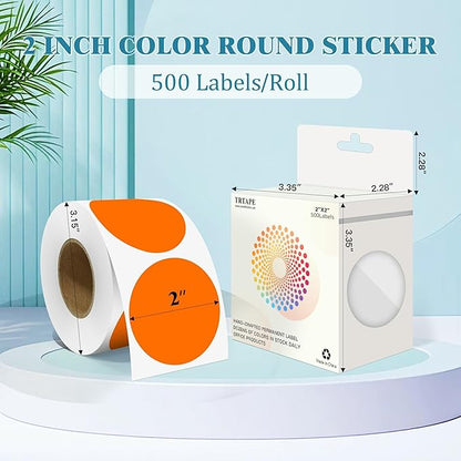 2 Inch Round Color Coding Labels - Image 2