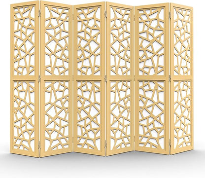 VINGLI 70'' H Room Divider, Non-Woven Fabric Privacy Screen, Indoor Partition by VINGLI