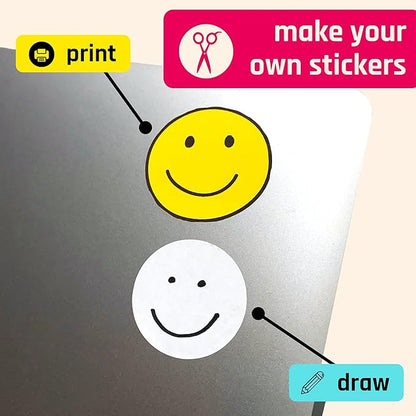200 Sheets, Printable White Sticker Paper, Laser/Inkjet Printing - Image 8