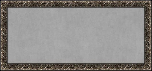Amanti Art Black Framed Magnetic Board 25x53 Oversize Vision Board by AmantiArt