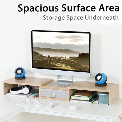 TEAMIX 3 Shelf Monitor Stand Riser - Image 3