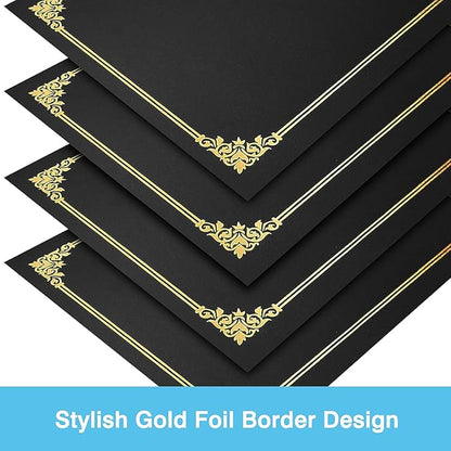 SUNEE Certificate Holders, Diploma Covers Gold Foil Border, - Image 2