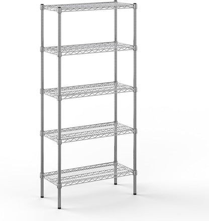 Regal Altair 14" Deep x 30" Wide x 64" Height Wire Shelving Kit | 5-Tier | NSF by Regal+Altair