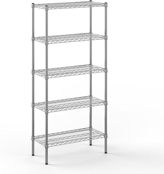 Regal Altair 14" Deep x 30" Wide x 64" Height Wire Shelving Kit | 5-Tier | NSF by Regal+Altair