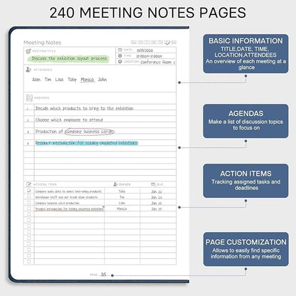 EMSHOI Meeting Notebook for Work - Image 3