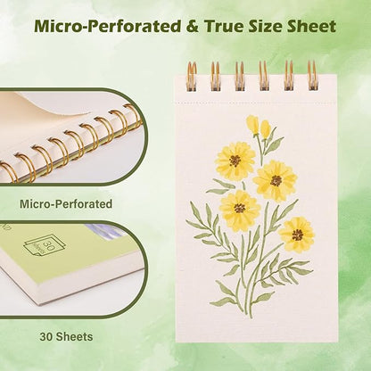 Watercolor Paper Pad 3.5x5.5 Inch | 30 Sheets 140lb/300g, Spiral-Bound - Image 3