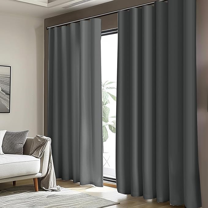 Cbsroro Room Divider Curtains, Noise Reduction, W100 × L84 Inch, 1 Panel - Image 7