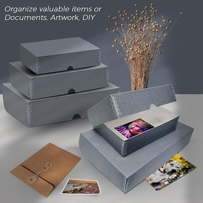 Lineco, 11x17 Clamshell Archival Folio Storage Box, Acid-Free - Image 7