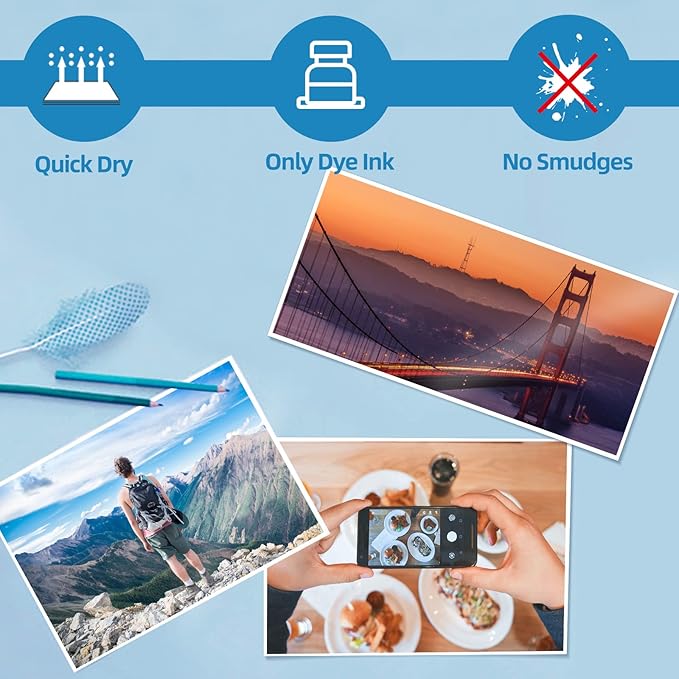 Uinkit 100 Sheets Inkjet Photo Paper Glossy 8.5x11 48lb 180Gsm Professional - Image 6