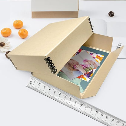 Lineco Museum Archival Storage Box, 9.75x12.75x3 in. Drop Front Design. - Image 3