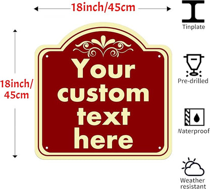 custom signs outdoor metal, Custom halloween decor Indoor/Outdoor Sign - Image 2