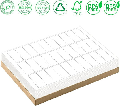 1" x 2-5/8" Address Labels 900 Labels Sticker Paper - Image 7