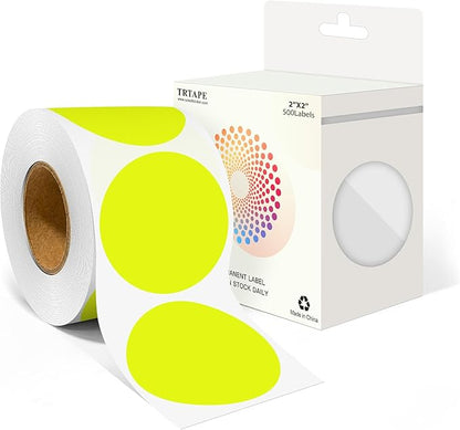 2 Inch Round Color Coding Labels by Unknown