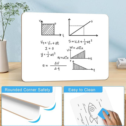 Dry Erase LapBoards, PANDRI 36 Pack Double Sided 12.5 x 9 Inch Whiteboards - Image 3