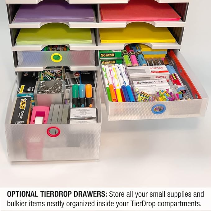 Ultimate Office TierDrop Desktop Organizer/Forms Mailroom Classroom Sorter - Image 6