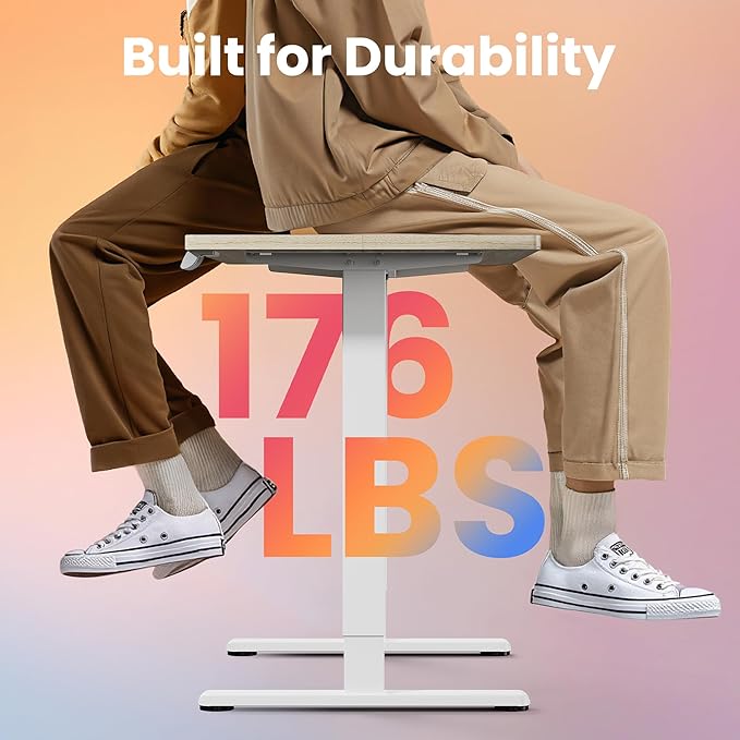 HUANUO 63 x 28 inch Electric Standing Desk Adjustable Height, 4 Memory Height - Image 5