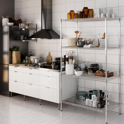 Regal Altair 24" Deep x 42" Wide x 74" Height Wire Shelving Kit | 4-Tier | NSF - Image 7