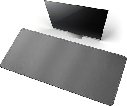 CENNBIE Desk Mat Pad Blotter Protector 47.2" x 19.6", PU Leather Desk Mat by CENNBIE