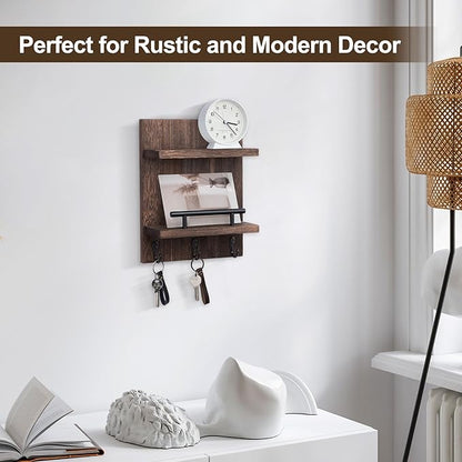 Lucundm Key Holder Wall Mount, Mail Shelf Decor - Image 6