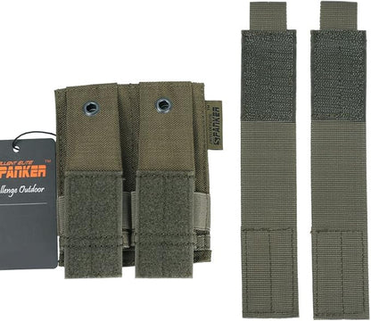 EXCELLENT ELITE SPANKER Molle Single/Double Pistol Mag Pouch Tactical Magazine - Image 7