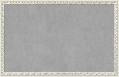 Amanti Art Silver Framed Magnetic Board 22x34 Large Vision Board by AmantiArt