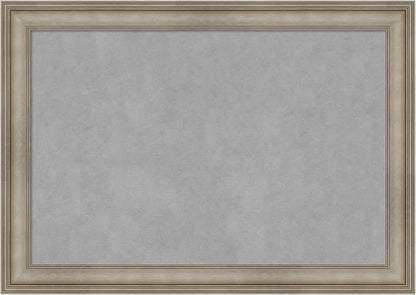 Amanti Art Silver Framed Magnetic Board 29x41 Large Vision Board by AmantiArt