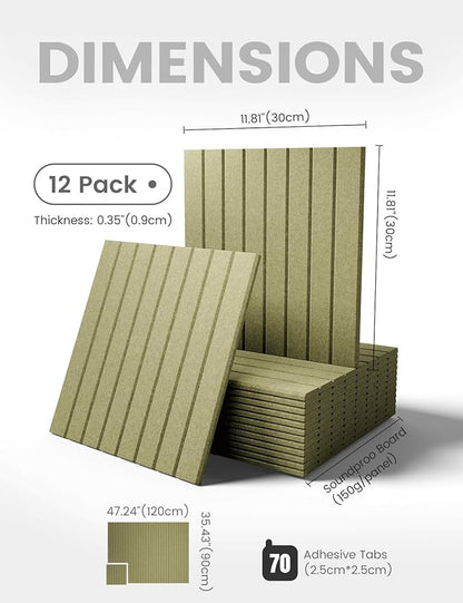 Fluxynara Large Felt Bulletin Board 48" x 36" Cork Board Alternative-12 Pack - Image 2