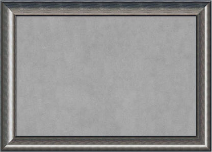 Amanti Art Silver Framed Magnetic Board 30x42 Large Vision Board by AmantiArt