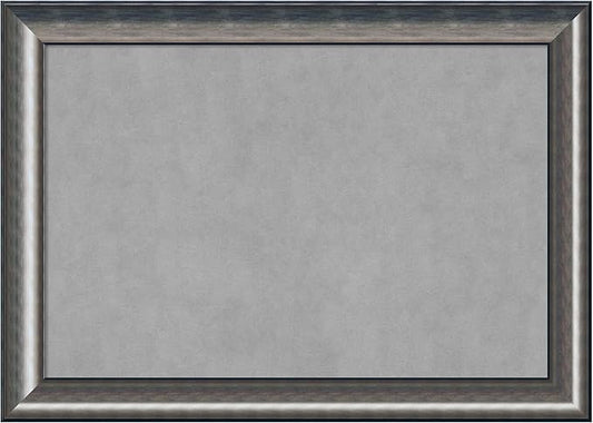 Amanti Art Silver Framed Magnetic Board 30x42 Large Vision Board by AmantiArt
