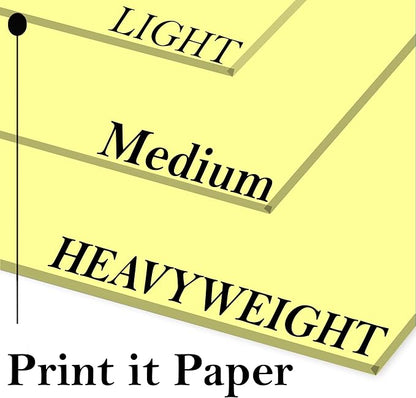 Print It - Vellum Bristol Colored Cardstock Cover Paper, 67 Lb, 8.5" X 11” - Image 2