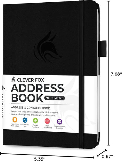 Clever Fox Address Book with alphabetic tabs - Image 7