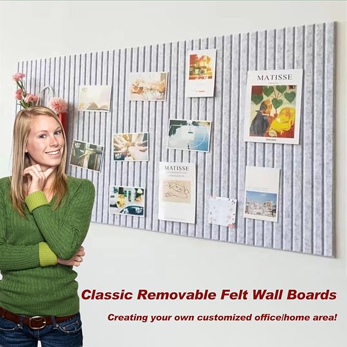 Large Felt Wall Tiles Cork Boards - Image 7