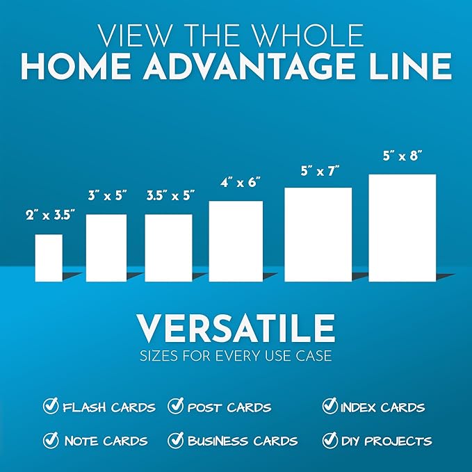 Home Advantage 3x5 Blank Index Cards - Image 7