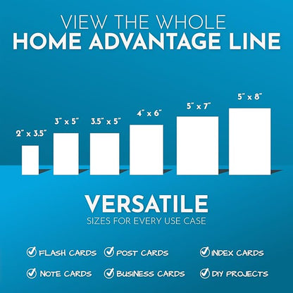 Home Advantage 4x6 Blank Index Cards - Image 6