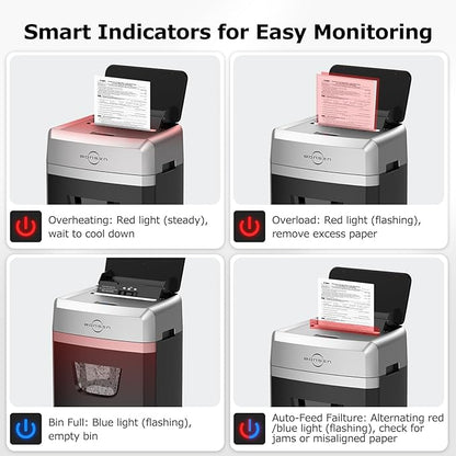 BONSEN 150-Sheet Autofeed Paper Shredder - Image 7