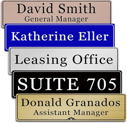Custom Elegant Office Engraved Name Plate - Image 2