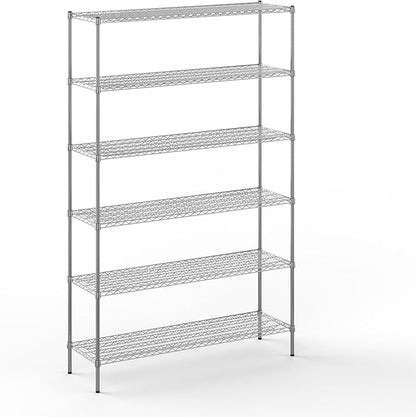 Regal Altair 18" Deep x 60" Wide x 96" Height Wire Shelving Kit | 6-Tier | NSF by Regal+Altair