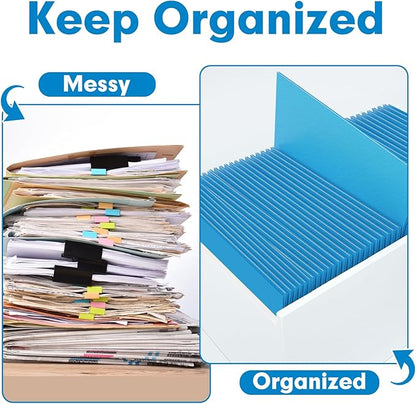 Two Pocket Folders, PANDRI 30 Pack 2 Pocket Folders, Letter Size Paper File - Image 3