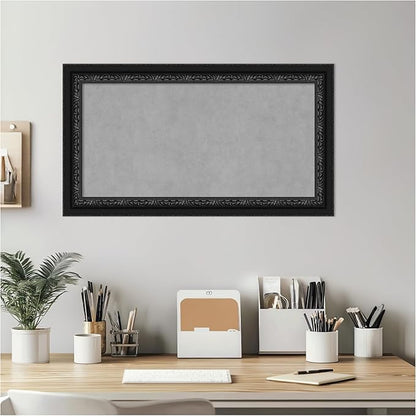 Amanti Art Black Framed Magnetic Board 16x28 Small Vision Board - Image 5