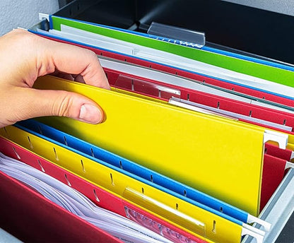 HERKKA Extra Capacity Hanging File Folders, 60 Pack Reinforced Letter Size - Image 7