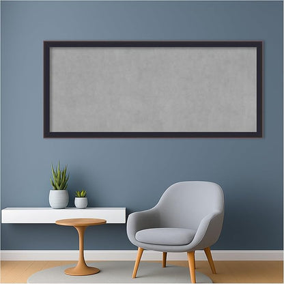 Amanti Art Black Framed Magnetic Board 23x51 Oversize Vision Board - Image 5