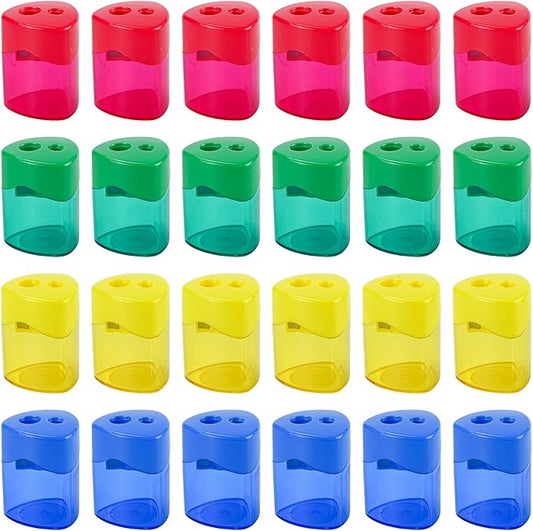 AUSTARK 24Pcs Pencil Sharpener Manual by AUSTARK
